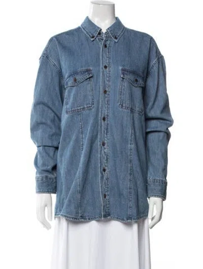 Pre-owned Dunst Denim Jacket In Blue
