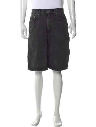 Pre-owned Dunst Denim Shorts In Gray