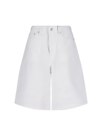 Dunst Denim Shorts In White