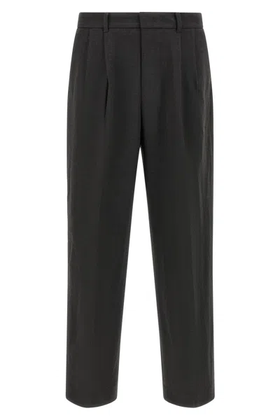 Dunst Casual Pants With Belt Loops In Gray
