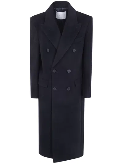 Dunst Double-breasted Coat Udco6d125bk In Black