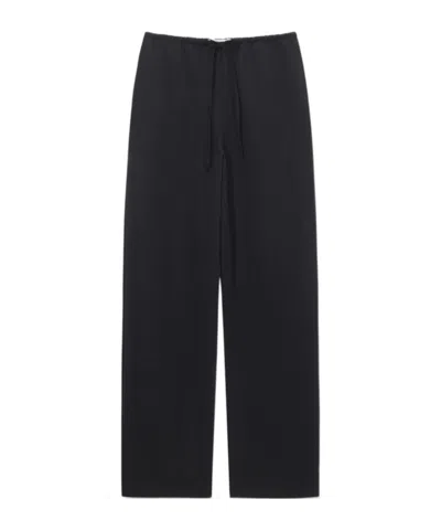 Dunst Drawstring Casual Pants In Black