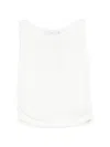 Dunst Drawstring Top In White
