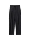 Dunst Drawstring Trousers In Black