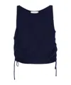 Dunst Drawstring Vest In Blue
