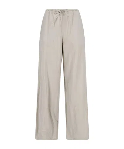 Dunst Drawstring Wide-leg Pants In Black