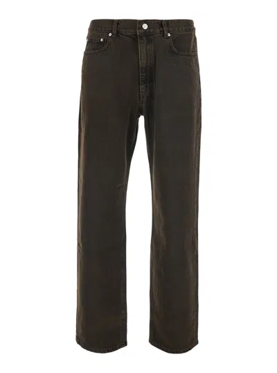 Dunst Essential Loose-fit Wide Jeans For Men In Brown