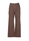 Dunst Essentiel Straight Jeans In Brown