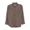 Dunst Unisex Check Flannel Shirt In Multi