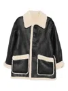 Dunst Reversible Unisex Shearling Jacket In Black