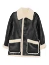 Dunst Reversible Unisex Shearling Jacket In Black