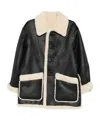 Dunst Reversible Unisex Shearling Jacket In Black