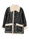 Dunst Reversible Unisex Shearling Jacket In Black