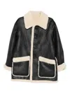 Dunst Reversible Unisex Shearling Jacket In Black