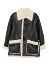 Dunst Reversible Unisex Shearling Jacket In Black