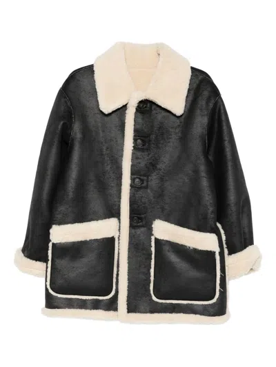 Dunst Faux Leather Jacket In Black