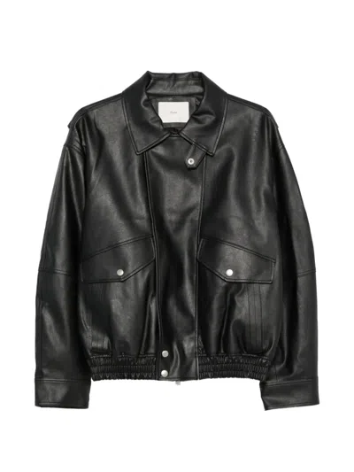 Dunst Faux-leather Jacket In Black