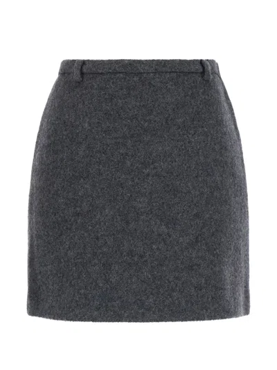 Dunst Fitted Mini Skirt In 그레이