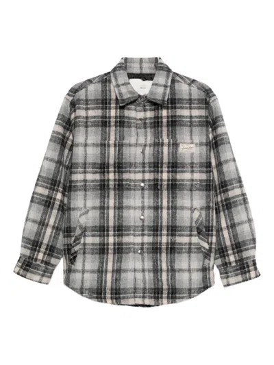 DUNST DUNST FLANNEL CHECKED SHIRT