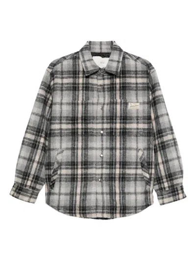 DUNST DUNST FLANNEL CHECKED SHIRT