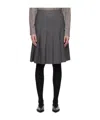 Dunst Flannel Pleats Midi Skirt