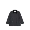 Dunst Flap-pocket Collar Jacket In Black