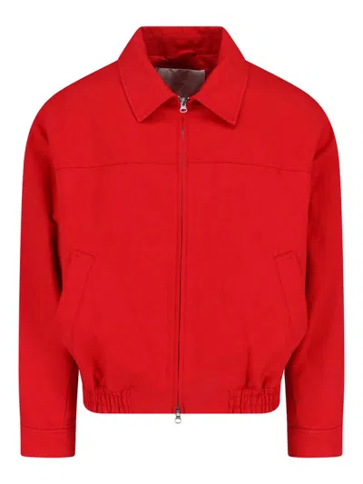 Dunst Giacca Bomber Zip In Red
