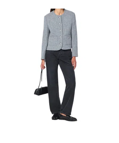 DUNST GREY MÉLANGE TWEED JACKET