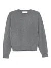 Dunst Grey Wool Crewneck Sweater In Gray