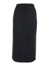 Dunst H-line Long Skirt In Black