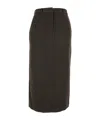 Dunst H-line Long Skirt In Brown