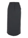 Dunst H-line Long Skirt In Gray