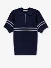 Dunst Half-zip Cotton Blend Sweater In Multi