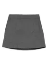 Dunst High-waisted A-line Skirt In Gray