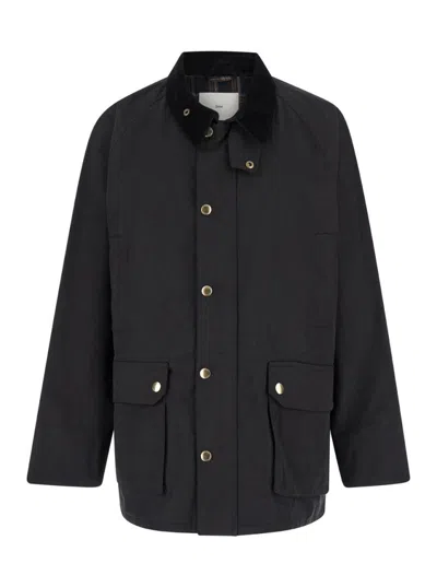 Dunst Hunting Jacket Cotton Mix In Black