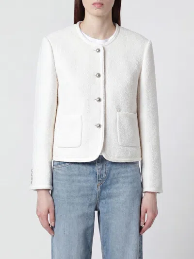 DUNST DUNST JACKET WOMAN COLOR WHITE
