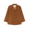 Dunst Faux-leather Jacket In Brown