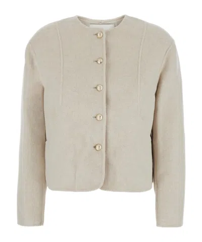 Dunst Jackets White In Brown
