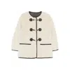 Dunst Toggle Jacket In White