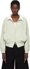 Dunst Khaki Blocking Wind Breaker Jacket In Light Khaki