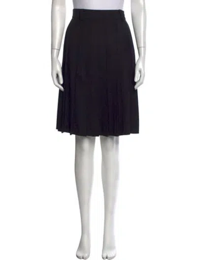 Pre-owned Dunst Knee-length Skirt In Black