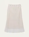 Dunst Layered Midi Slip Skirt