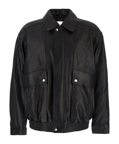 Dunst Leather Bomber Jacket