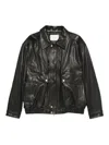 Dunst Leather Jacket In Black