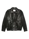 Dunst Leather Jacket In Black