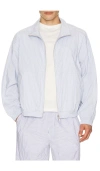 Dunst Light Harrington Jacket In Blue