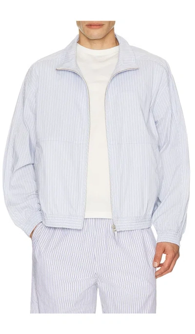 Dunst Light Harrington Jacket In Blue