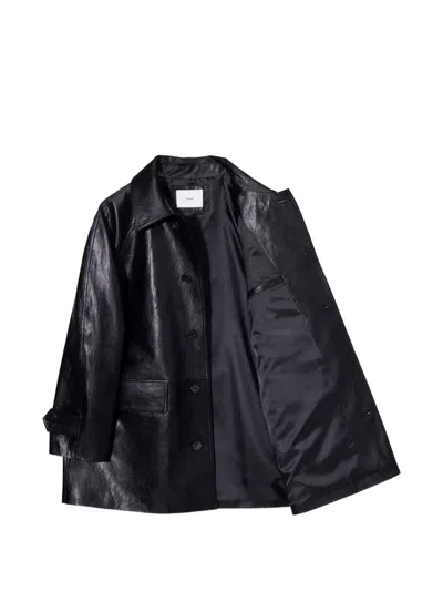 Dunst Lily Button-up Raglan-sleeve Jacket In Black