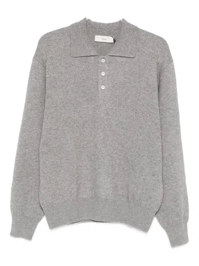 Dunst Long Sleeve Sweater In Brown