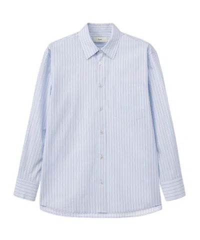 Dunst Long-sleeved Shirt In Blue